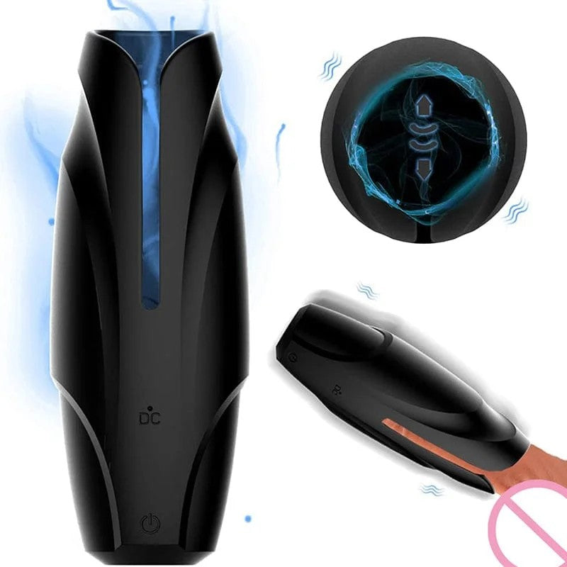 Lurevibe–RechargeableSiliconeElectricPenisExerciseMortarMasturbator
