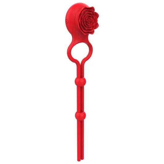 Lurevibe–RoseRingLockingVibratingPenisRingCoupleToy