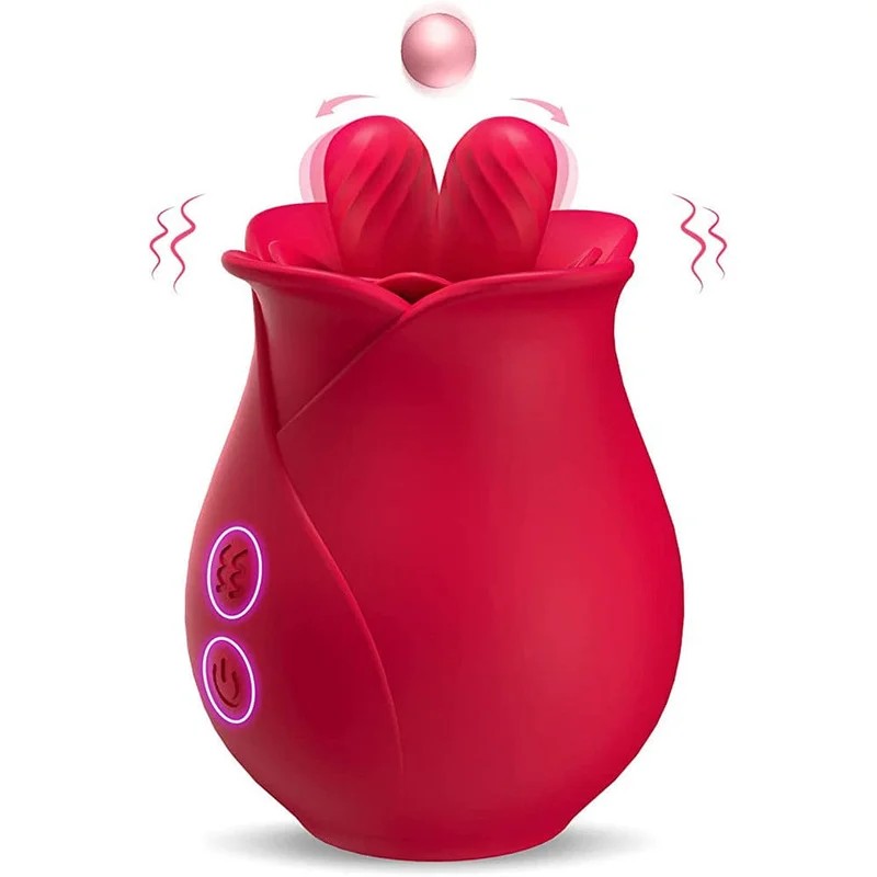 Lurevibe–RoseRomeoDoubleTongueLickShakerclitoralnippleorgasmicsextoy