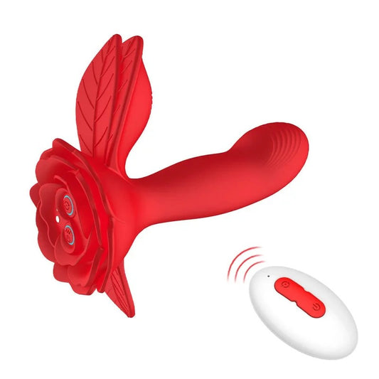 Lurevibe–RoseWearableDoubleStimulationGSpotVibrator