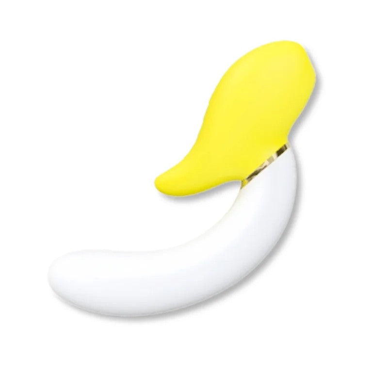 Lurevibe–RotatingBananaVibratorSuckingDoubleVibrationMasturbationSexToy