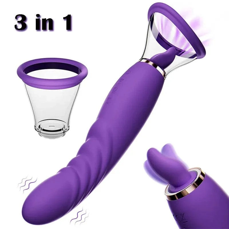 Lurevibe–SuckingLickingVibratingTongueOralClitoralGspotVibrator