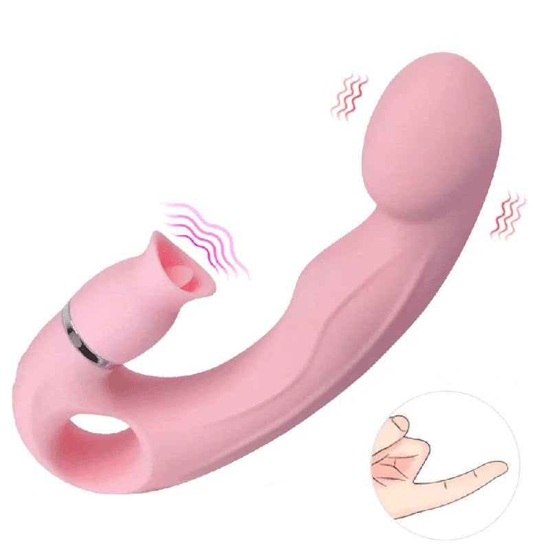 Lurevibe–TongueLickingGSpotStimulatingDildoVibrator