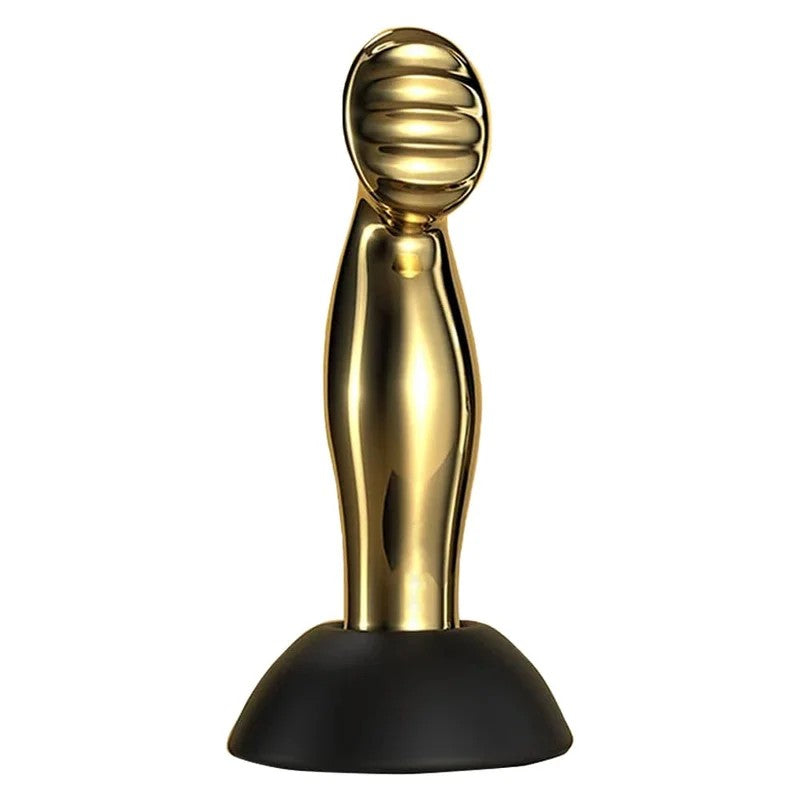 Lurevibe–WirelessRemoteControlLightLuxuryGildedProstateMassagerMasturbationStickAnalPlug