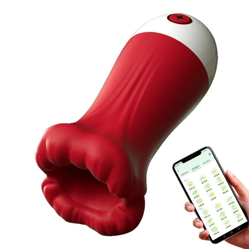 LurevibeBigMouthAPPRemoteControlBlowjobMaleMasturbator