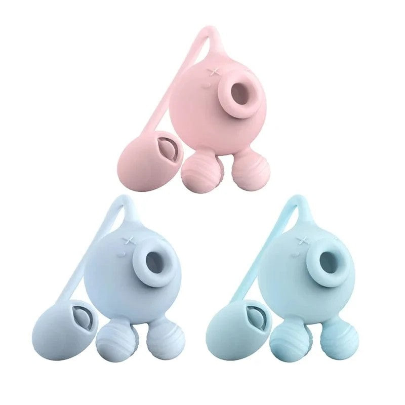 LurevibeOctopusClitorisMassageClampsStrongSuctionVibratorNippleSucker