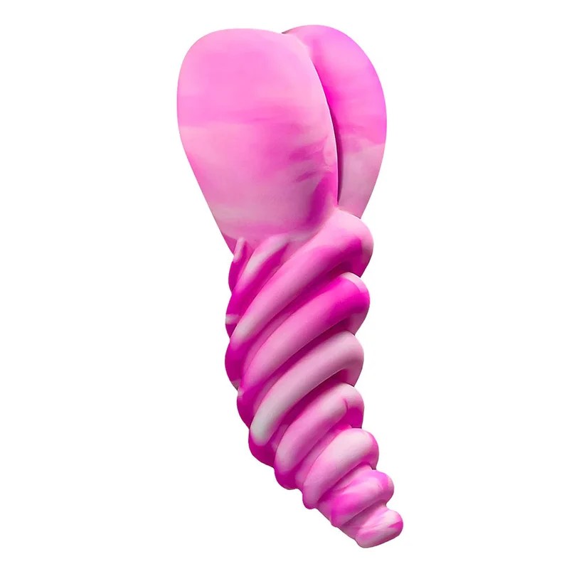 Luvgrind–HybridDildoBaseStimulatorCoverandGrinder–PinkSwirl