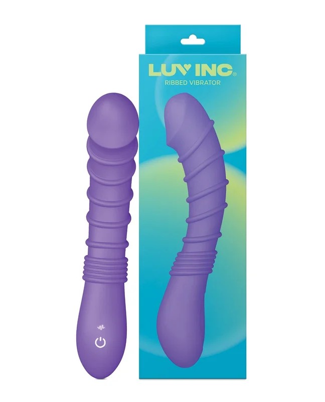 LuvInc.RibbedG-SpotVibrator–Purple