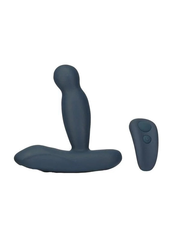 LuxActiveRevolveSiliconeRechargeableRotatingandVibratingAnalMassagerwithRemoteControl