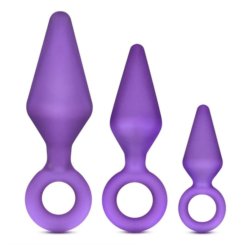LuxeCandyRimmerAnalPlugKit–Purple