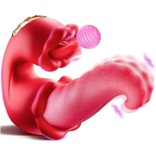 LuxeGlideThrustingTongueG-SpotVibrator