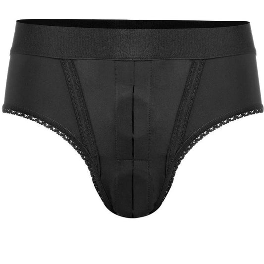 LuxeHighCutPantyHarness–Black