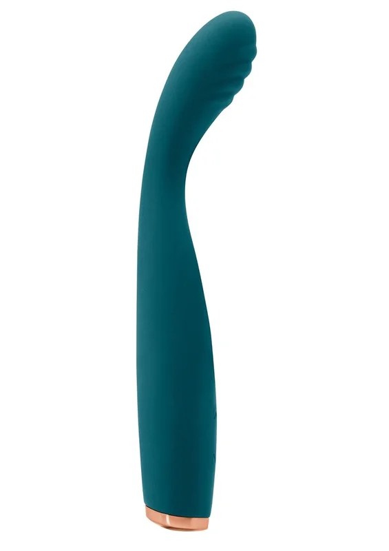 LuxeLillieSiliconeRechargeableVibratingSlimWandMassager