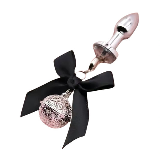 LuxeWink–BowBellsMetalButtPlug