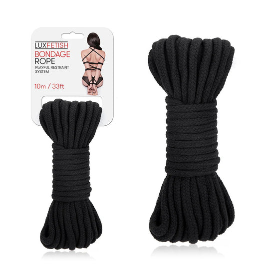 LuxFetish–10mBondageRope(Black)