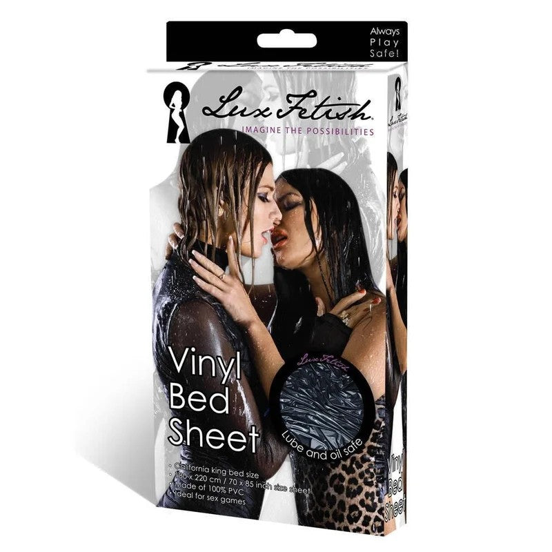 LuxFetish–VinylBedSheet(Black)