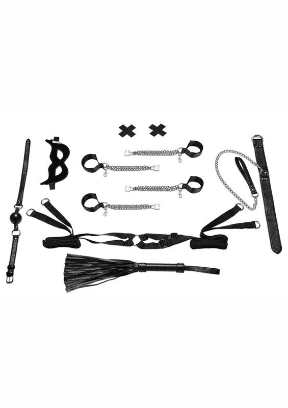 LuxFetishAll-Chained-UpBondagePlayBedspreaders