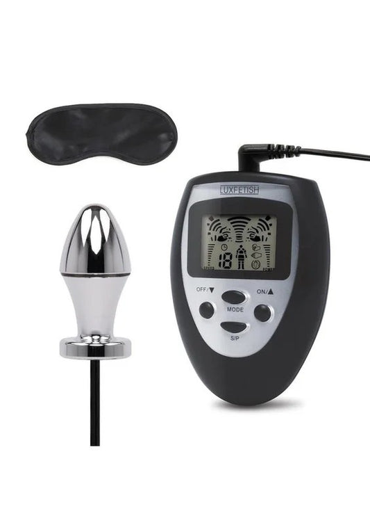 LuxFetishElectroSexShockButtPlugwithRemoteControl