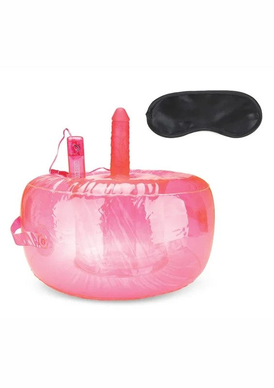 LuxFetishInflatableSexChairwithVibratingDildoandRemoteControl