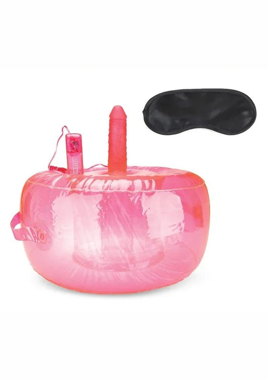 LuxFetishInflatableSexChairwithVibratingDildoandRemoteControl