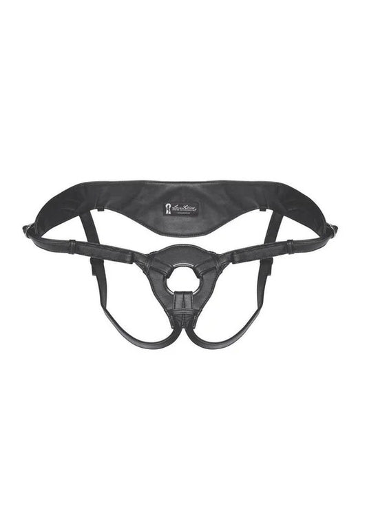 LuxFetishPatentLeatherStrap-OnHarnessAdjustable