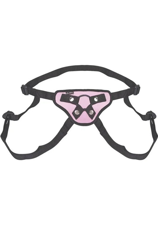 LuxFetishPrettyInPinkStrap-OnHarnessAdjustable