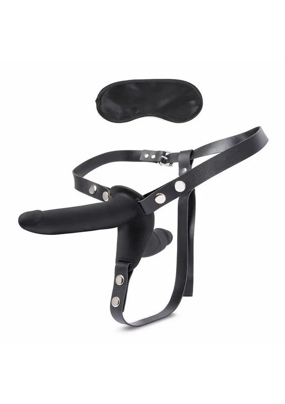 LuxFetishSiliconeStrap-OnHarnessDildo