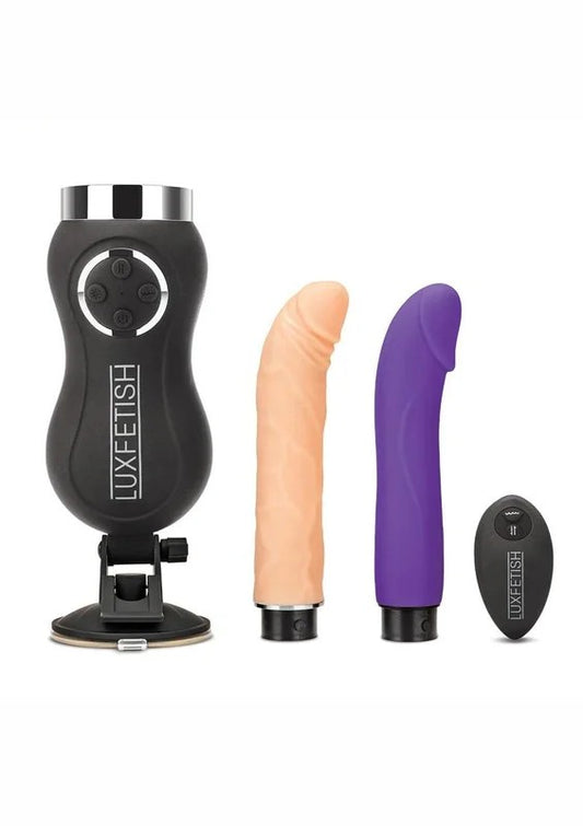 LuxFetishThrustingRechargeableCompactSexMachinewithRemoteControl