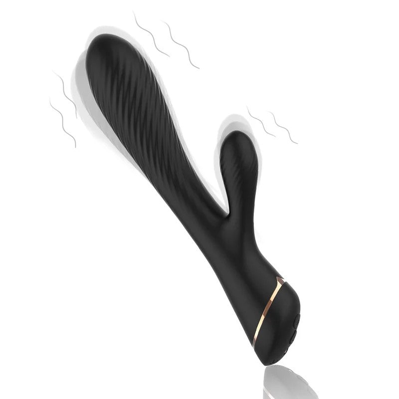 LuxurySpiralTexturedRabbitVibratorGSpotStimulator