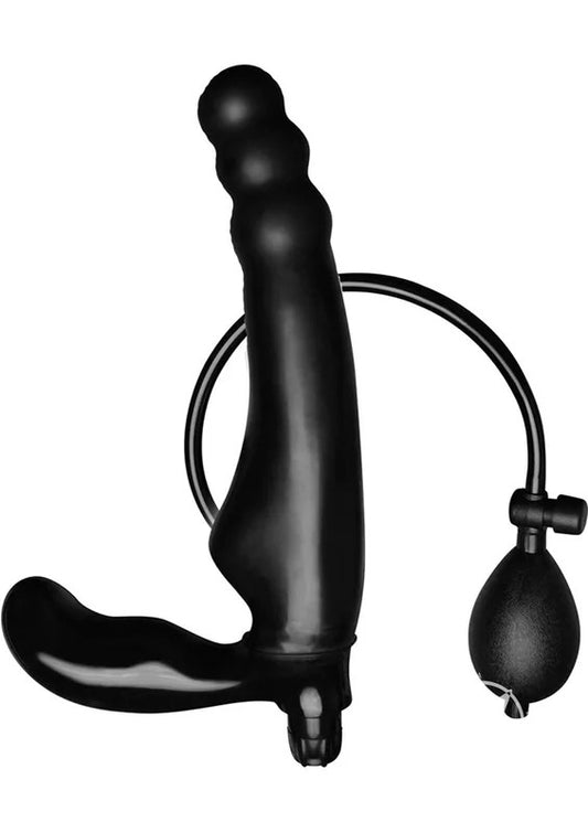 MackTuffLatexVibratingInflatableEnforcerAnalProbe