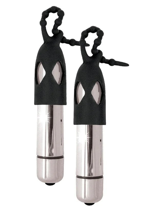 MackTuffVibratingAdjustableSiliconeNippleTeasers