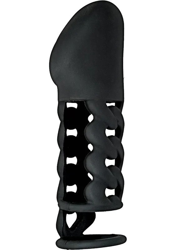 MackTuffWovenPenisSheathSiliconeSleeveCockRing
