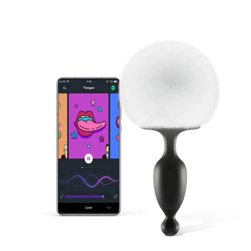 MagicMotionBunnyTailVibratingAnalPlugAppControlled