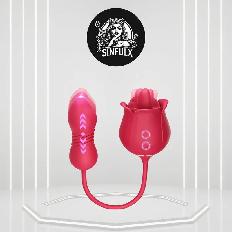 MagicMuseTongueLicking&ThrustingDildo