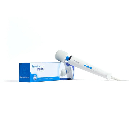 MagicWand–MagicWandPlusPlug-InWandMassager(White/Blue)