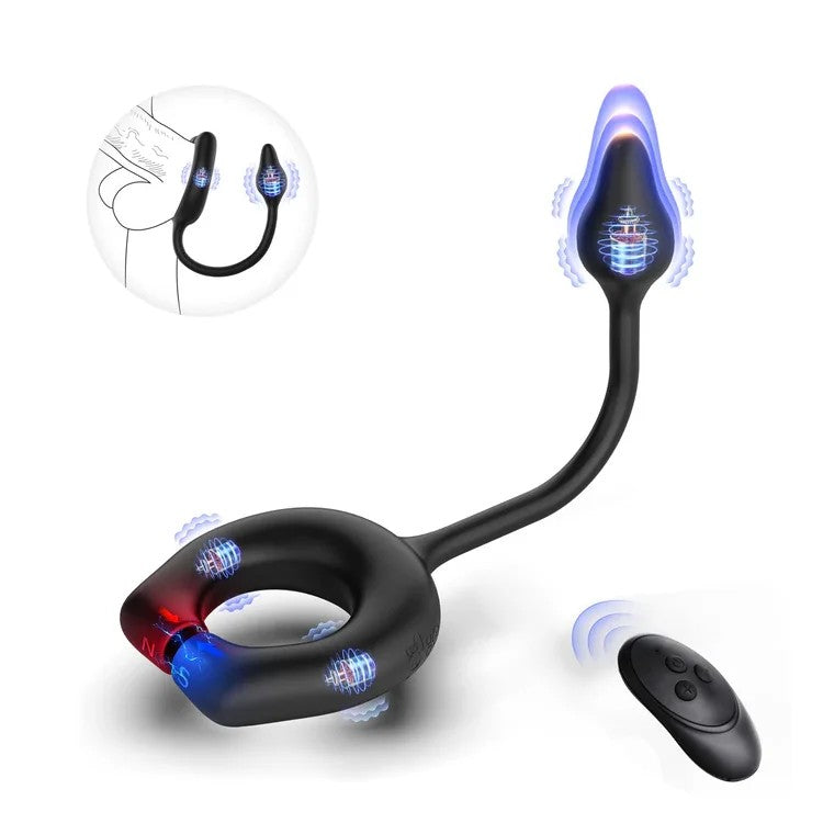 MagneticCockRingwith10Vibrations