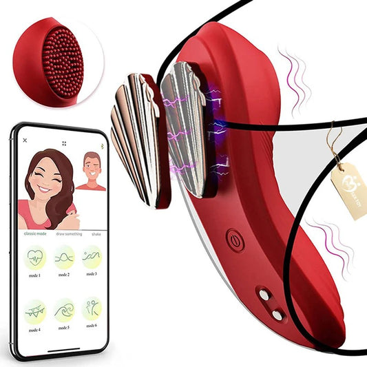 MagnetPowerfulWearablePantyEggVibratorAppRemoteControl