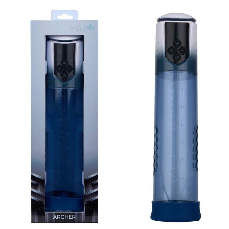 Maia–“Archer”AutomaticRechargeablePenisSuctionPump(Blue)