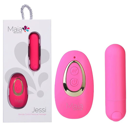 Maia–“Jessi”RemoteControlBulletVibrator(Pink)