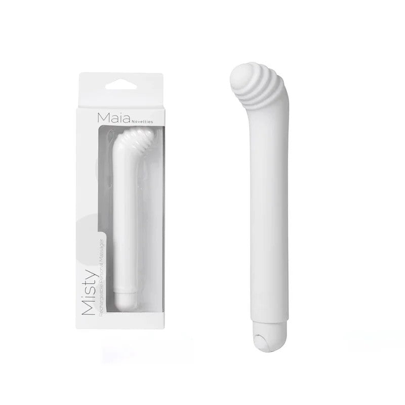 Maia–“Misty”10FunctionG-spotVibrator(White)