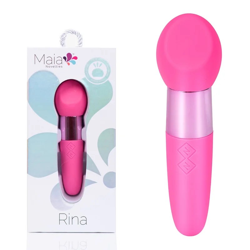 Maia–“Rina”DualMotorWand&BulletVibrator(Pink)