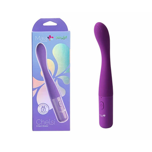 Maia–Vibelite“Chelsi”RechargeableG-SpotVibrator(Purple)