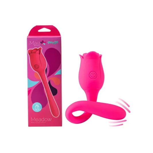 MaiaNovelties–USBRechargeableFlowerStimulator–(Pink)