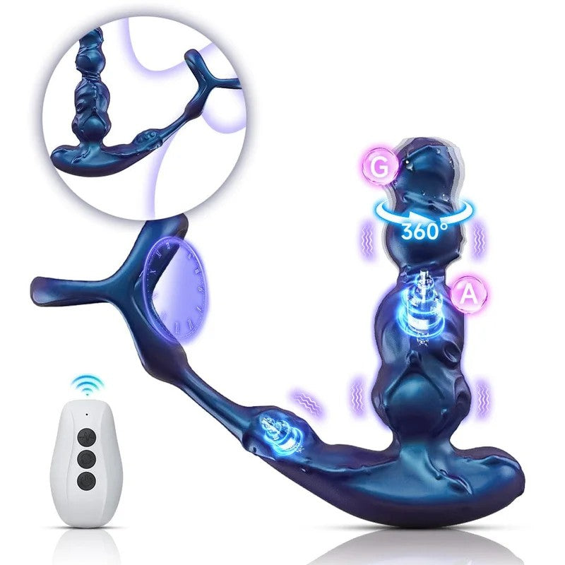 Male360°RotationVibrationProstatePenetrationMassager