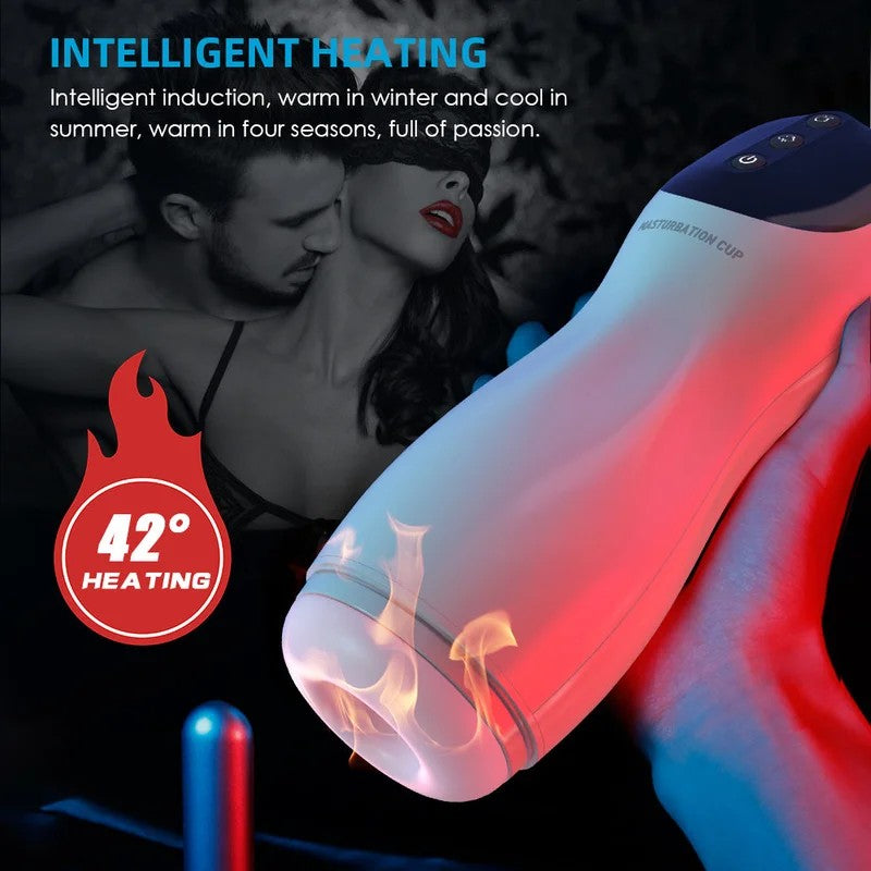MaleMasturbatorAdultStrokerBlowjobSexMachine–OralSuckVibratingPenisMasturbationToys