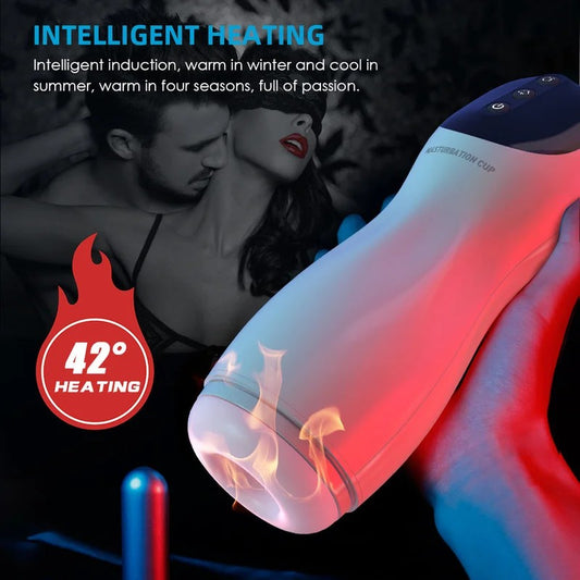 MaleMasturbatorAdultStrokerBlowjobSexMachine–OralSuckVibratingPenisMasturbationToys