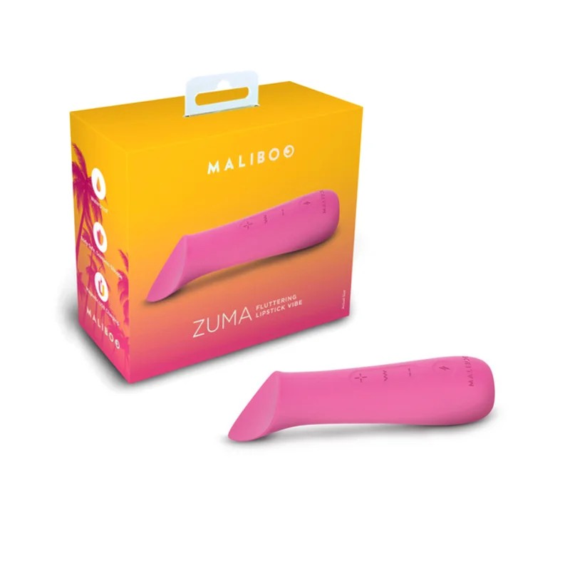 Maliboo–“Zuma”FlutteringLipstickRechargeableVibrator(Pink)