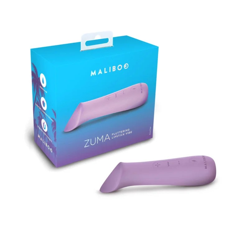 Maliboo–“Zuma”FlutteringLipstickRechargeableVibrator(Lavender)