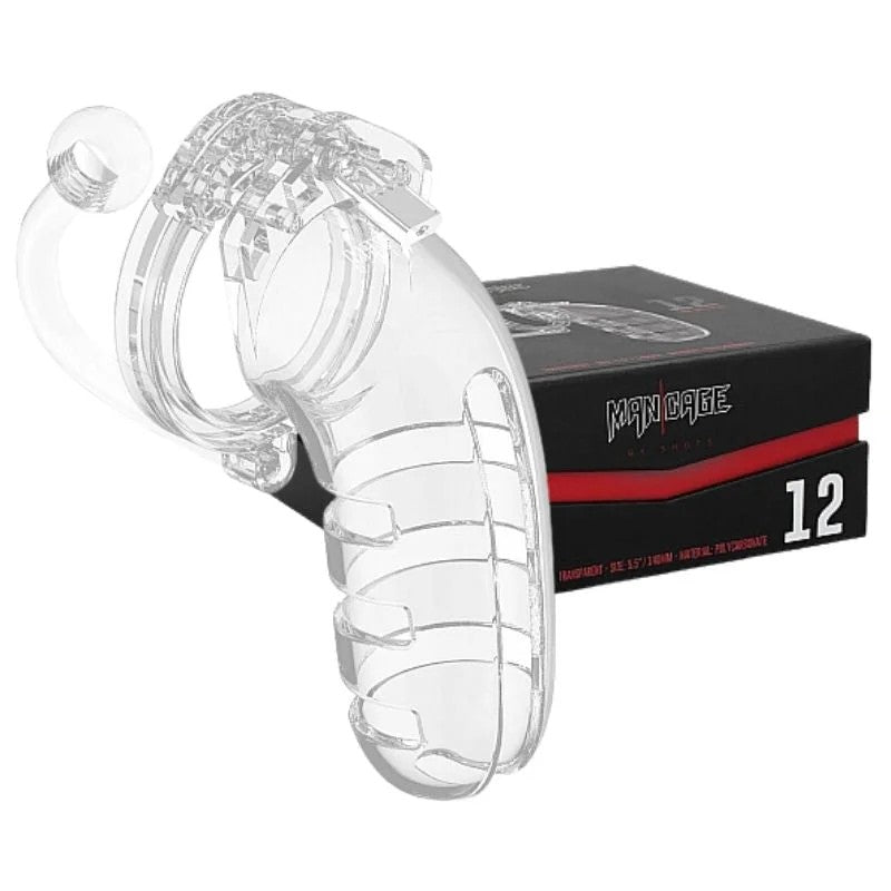 ManCage–No.12ChastityCockCagew/PlugTransparent|5.5″
