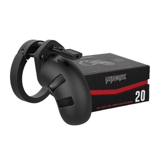 ManCage–No.20ChastityCockCage|3.5″Silicone
